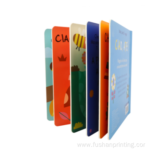 Full Color Customized Cardboard Book For Kids